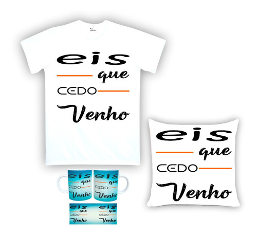 Kit Camiseta, Almofada E Caneca Religião 10