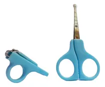Comprar Tijera Y Alicate Corta Uñas Para Bebe En Color Celeste Bp.