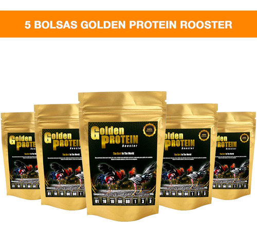Proteína Para Gallos Y Gallinas Golden Protein 5pzas 