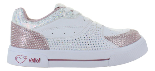 Miss Pink Tenis Sneakers Piedras Brillos Casual Niña 89299