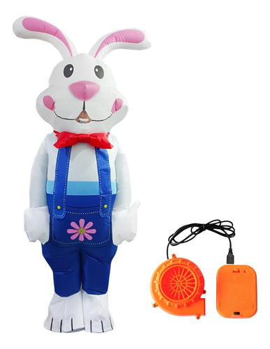 Traje De De Vestuario Inflable Con Conejo De Pascua