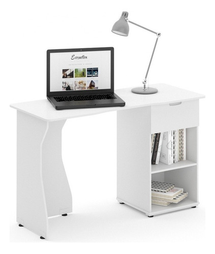 Escritorio Blanco Moderno Nuuk Concept Cajonera Incluida