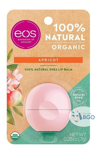 Bálsamo Labial Esfera Eos Natural / Orgánica - Albaricoque 