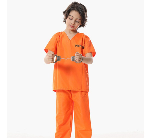 Conjunto De Uniforme De Prisionero Con Uniforme De Prisión D
