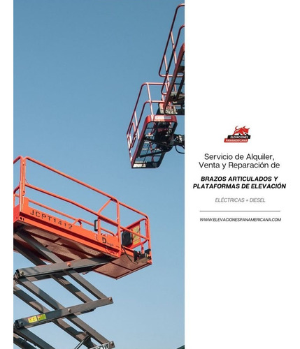 Venta Plataforma Eléctrica JLG Altura 14 Mts. Rodado Grande