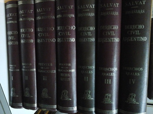 * Derecho Civil Argentino - 7 Tomos - R. M. Salvat - L135