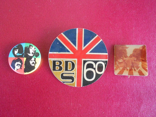 Lote Pin Prendedores Colección De Los Beatles.    