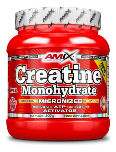 Creatina Monohydrate Amix 300g 100 Servicios 