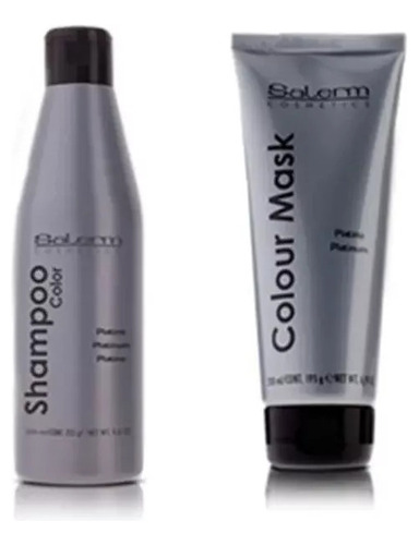 Shampoo Y Mascarilla Matizador Violeta Platina Embellece