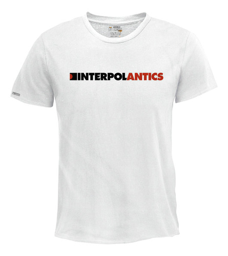 Camiseta Estampada Hombre Interpol Rock Banda Ink2