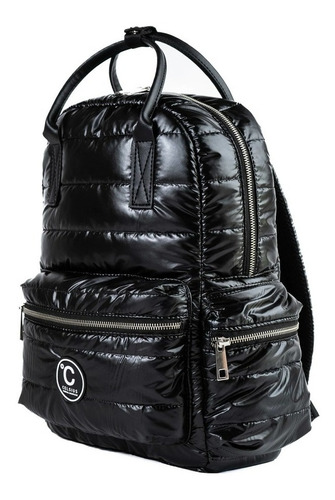 Mochila Urbana Maternal Termica Impermeable Celsius Dubai Color Negro Metalizado