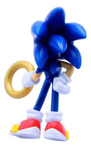 Boneco Sonic Articulado The Hedgehog Esmeralda Anel Filme 3