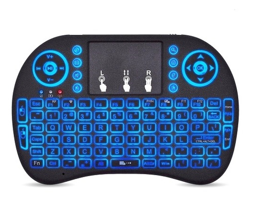 Mini Teclado Inalambrico Brobotix 963814 Iluminado Rgb