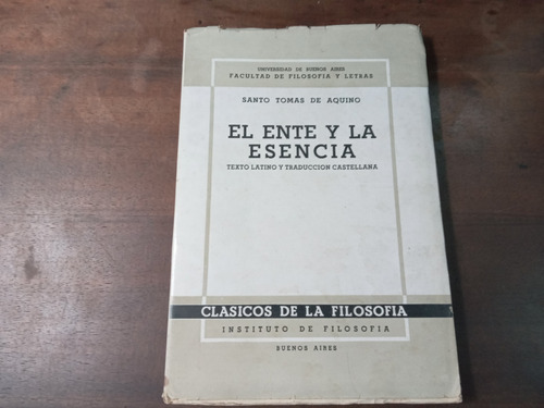 Libro El Ente Y La Esencia   Santo Tomas De Aquino