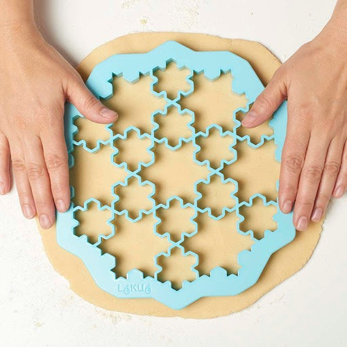 Cortador De Galleta Fondant Rompecabezas Copo De Nieves