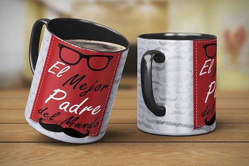 200 Plantillas Día Del Padre Tazas De Sublimación Corel Draw