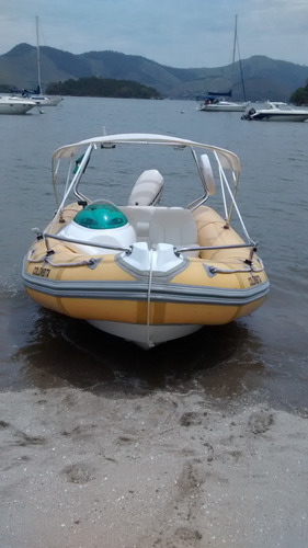 Bote Inflável Completo Com Envirude 60 Hp (zefir -flex Boat)