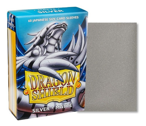 Protectores Dragon Shield Japanese Matte Color Silver(plata)