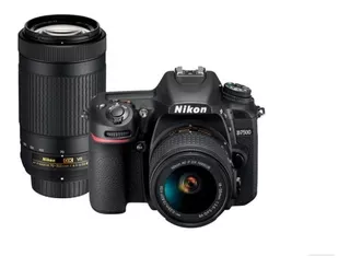 Nikon D7500 18-55mm Vr + 70-300mm Vr Kit Dslr Color Negro