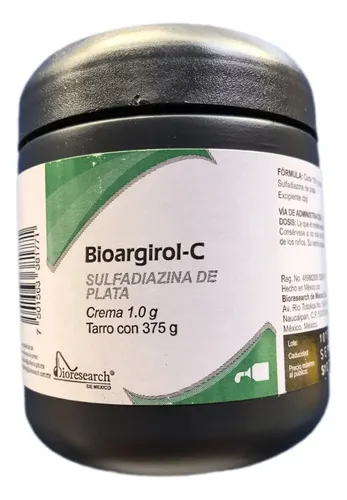 Bioargirol-c, 375gr Crema (sulfadiazina De Plata ) | Envío gratis