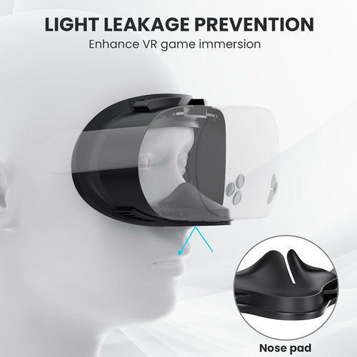 Face Cover Pad Facial Interface Compatible With Meta Ques...