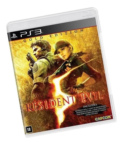 Jogo Resident Evil 5 Gold Edition Ps3 Usado Físico Completo