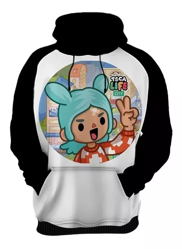 Casaco Blusa Moletom Toca Life World Jogo Infantil 24