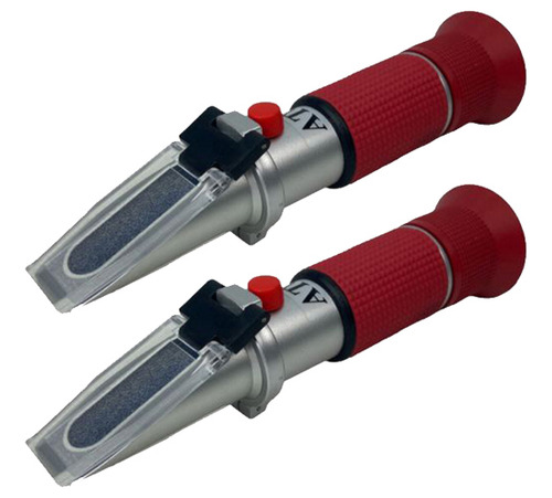 Kit 2 Refratômetro Solução Baterias Etileno Glicol Veículos