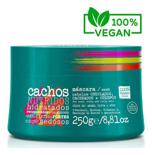 Kit Amend Cachos Máscara, Condicionador E Leave-in