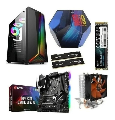 Imagen 1 de 1 de Cpu Core I9-9900k 64gb Ram M.2 512gb En Oferta!!