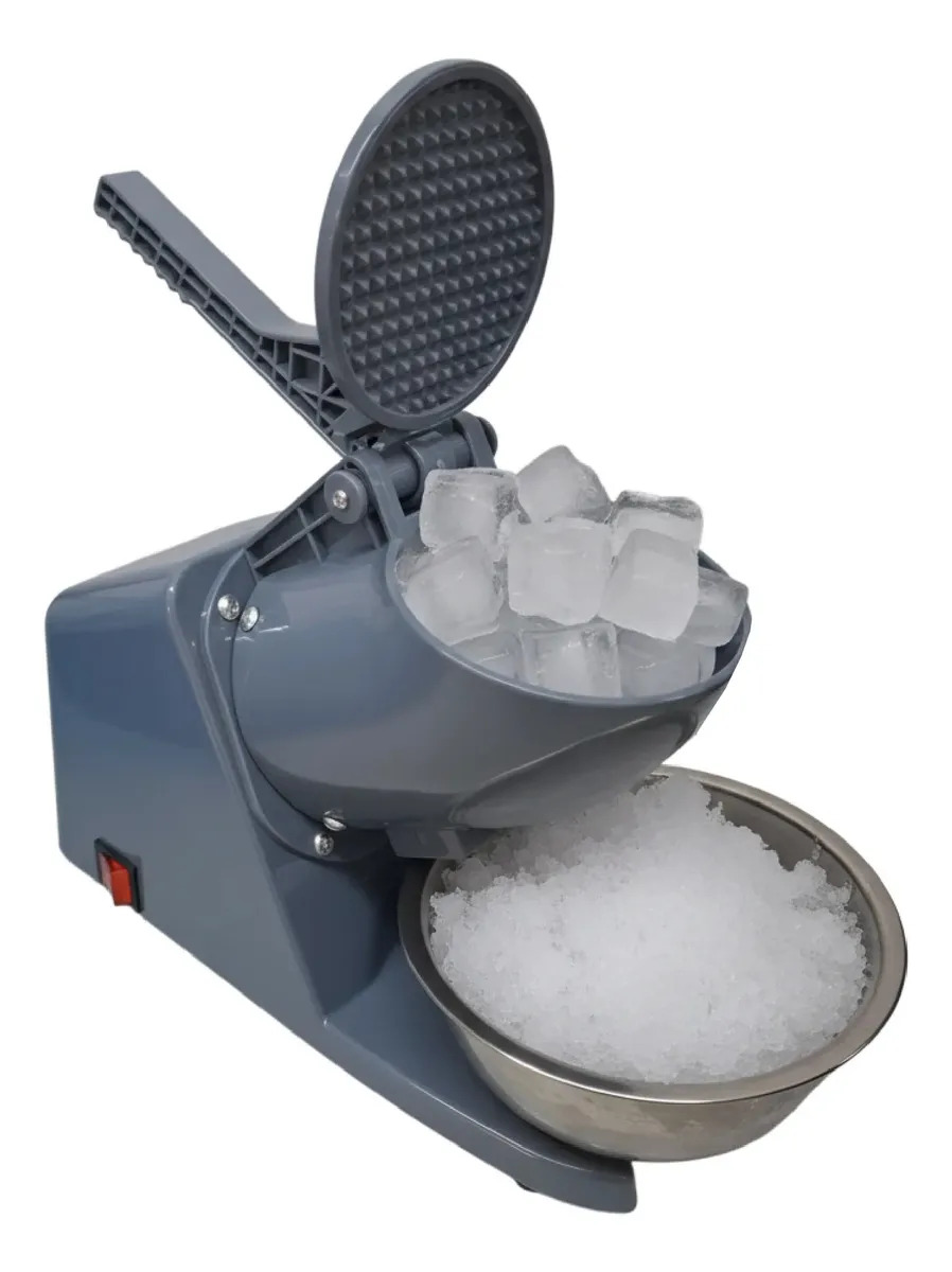 Maquina Trituradora De Hielo Para Raspados Electrica Gris Oscuro