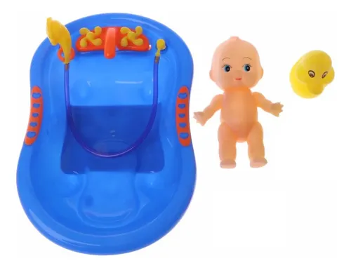 Bebe Bañera Muñeco Baño Agua Bebote Ducha Juguete Regalo