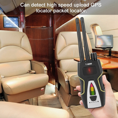 T-8000 Detector De Señal Rf Buscador De Audio Gsm Gps Scan