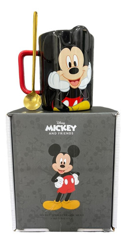 Tazas De Disney De Mickey Minnie Y Daisy Con Cucharilla