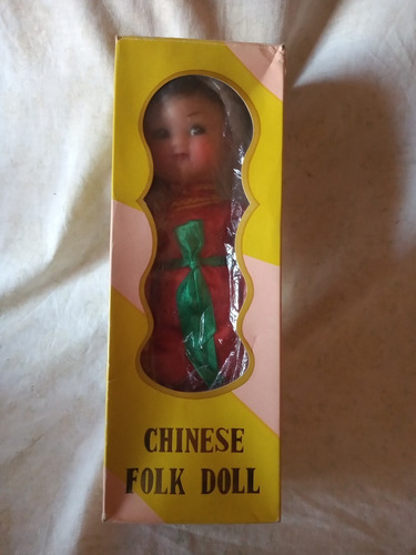 Antigua Muñeca Coleccion Chinesse Folk Doll En Caja Original