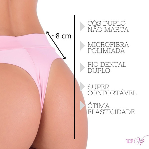 Kit 60 Calcinhas Fio Duplo Microfibra Calcinha Atacado Mf007