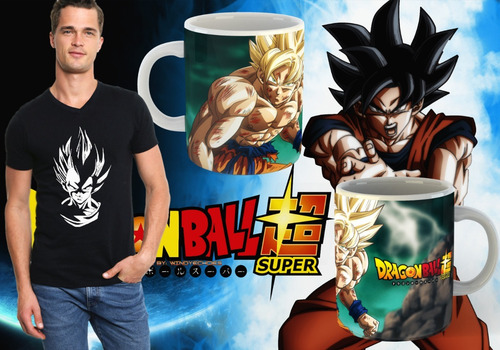 Combo Playera+taza #3 Dragon Ball Anime Goku, Vegeta, Gohan | Meses sin intereses Combo Playera+taza #3 Dragon Ball Anime Goku, Vegeta, Gohan | Meses sin intereses