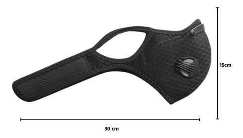 Cubrebocas N95 Lavable Reusable 2 Válvulas Filtro Deportivo