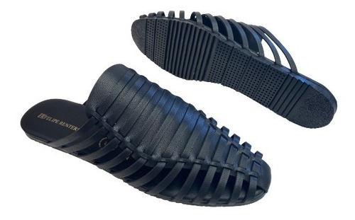 Imagen 5 de 9 de Zapato Piso Mujer Tejido Felipe Rentería Mule Flats Dama