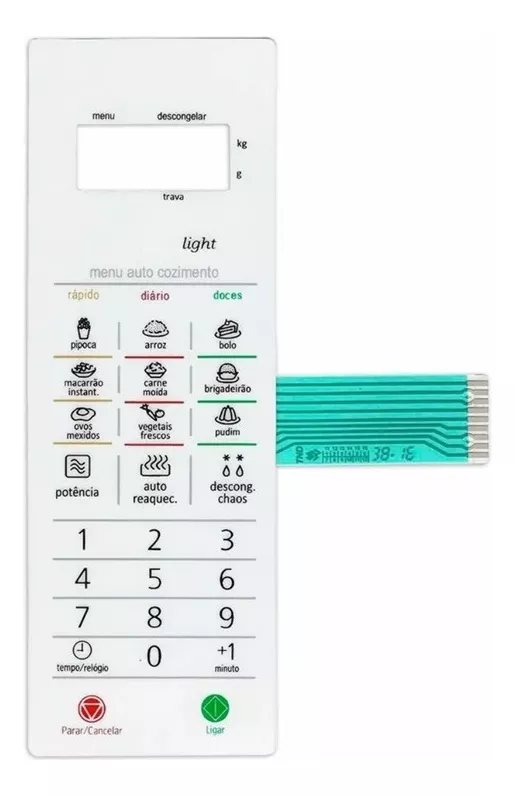 Terceira imagem para pesquisa de membrana teclado microonda panasonic piccolo