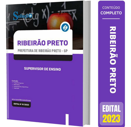 Apostila Prefeitura Ribeirão Preto Sp - Supervisor De Ensino