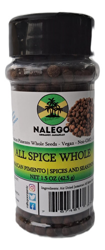 Condimento Entero De Especias Pimiento Jamaicano 42 Gramos