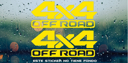 4x4 Off Road Compatible Con Pick Up Ram 2 Stickers Genéricos
