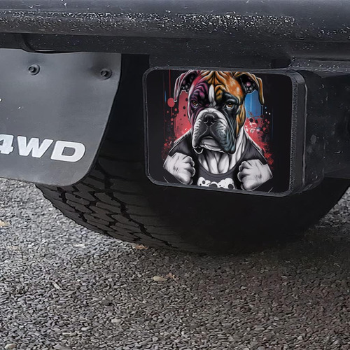 Cubierta De Enganche De Remolque De Diseño De Perro, Cubiert