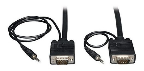 Cable Coaxial Vga Tripp Lite Con Audio, Cable De Alta Resolu