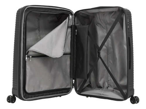 Valija Samsonite Grande Rigida 4 Rdas Dobles 360 Tsa Jsbags Azul Rayas