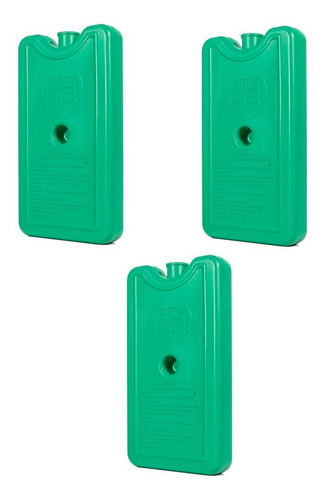 Imagem 1 de 1 de 3x Placa Gelo Artificial Rígido Reutilizável 400ml Termogel