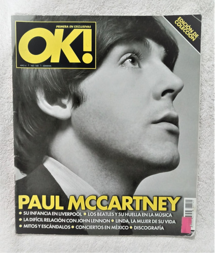 Paul Mccartney Revista Ok Edicion Especial