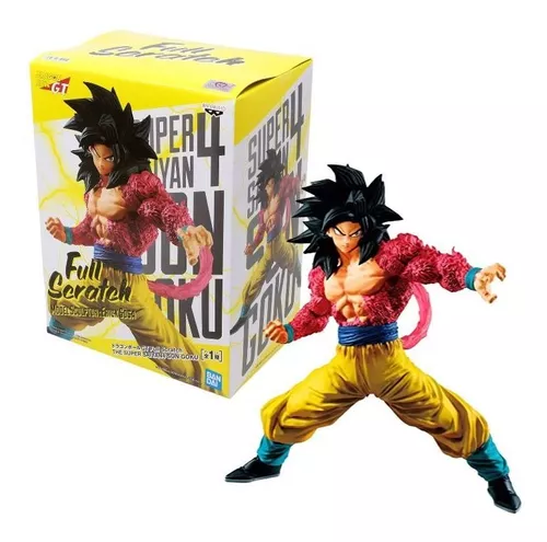 Boneco Goku Super Sayajin 4 Full Scratch Dragon Ball gt