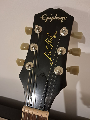 Guitarra Epiphone Les Paul Standard 60's Inspired By Gibson Diestro Naranja Oscuro Laurel (Usado)